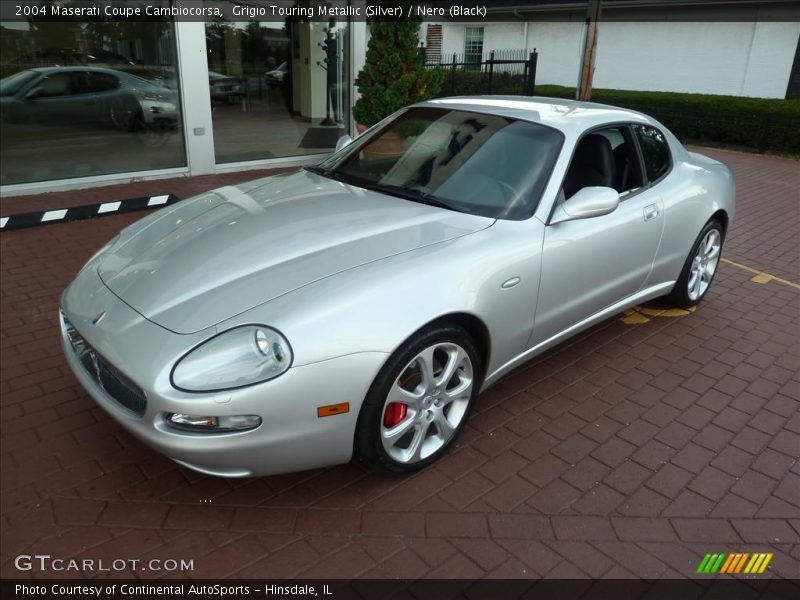 Grigio Touring Metallic (Silver) / Nero (Black) 2004 Maserati Coupe Cambiocorsa