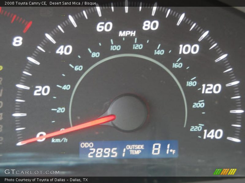 Desert Sand Mica / Bisque 2008 Toyota Camry CE