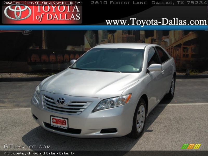 Classic Silver Metallic / Ash 2008 Toyota Camry CE