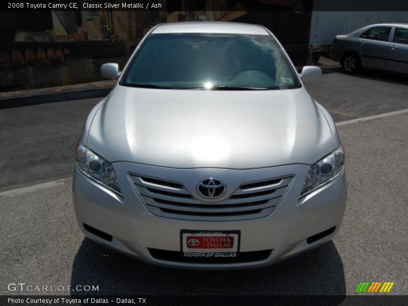 Classic Silver Metallic / Ash 2008 Toyota Camry CE