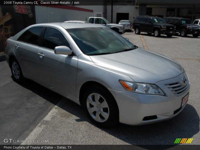 Classic Silver Metallic / Ash 2008 Toyota Camry CE