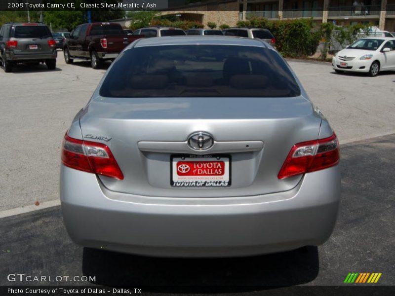 Classic Silver Metallic / Ash 2008 Toyota Camry CE