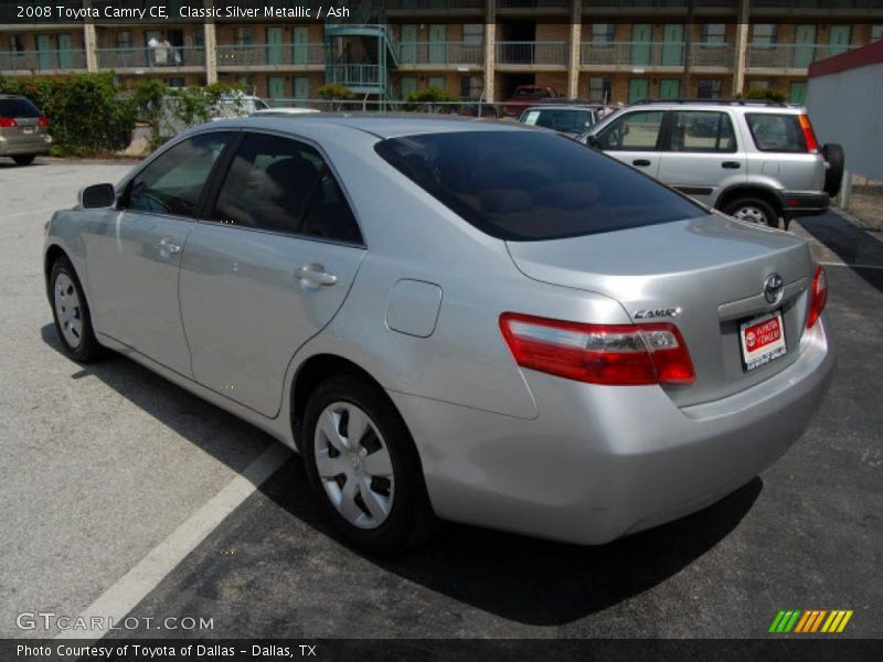 Classic Silver Metallic / Ash 2008 Toyota Camry CE