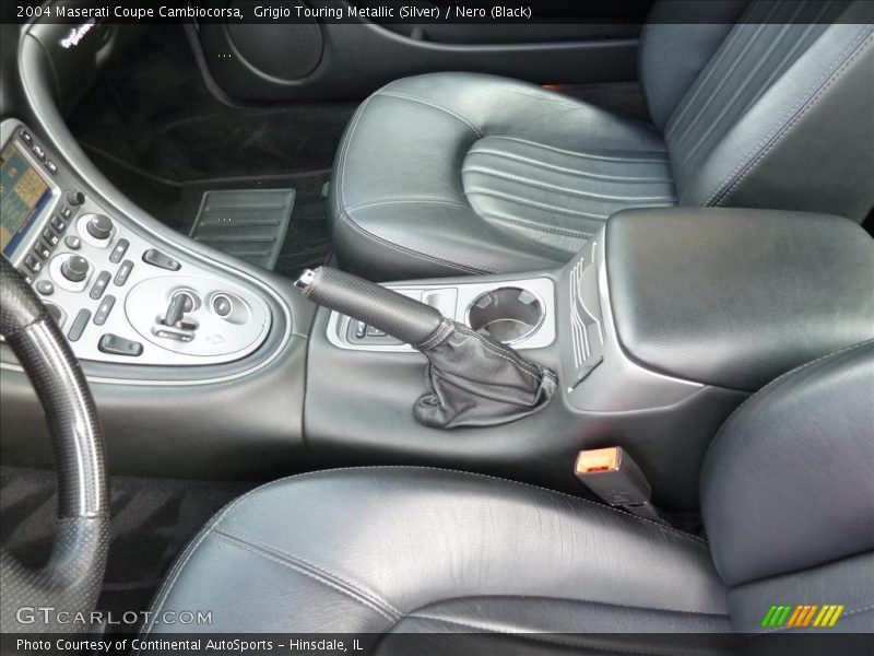 Grigio Touring Metallic (Silver) / Nero (Black) 2004 Maserati Coupe Cambiocorsa