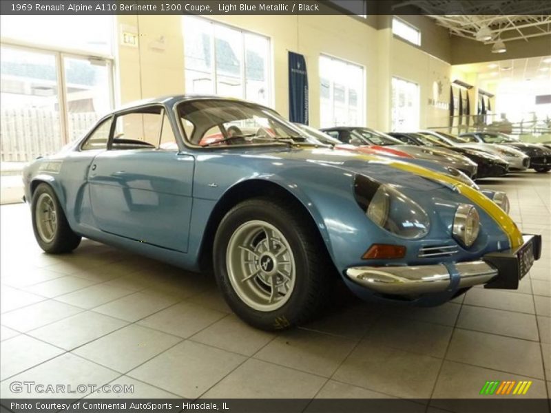 Front 3/4 View of 1969 Alpine A110 Berlinette 1300 Coupe