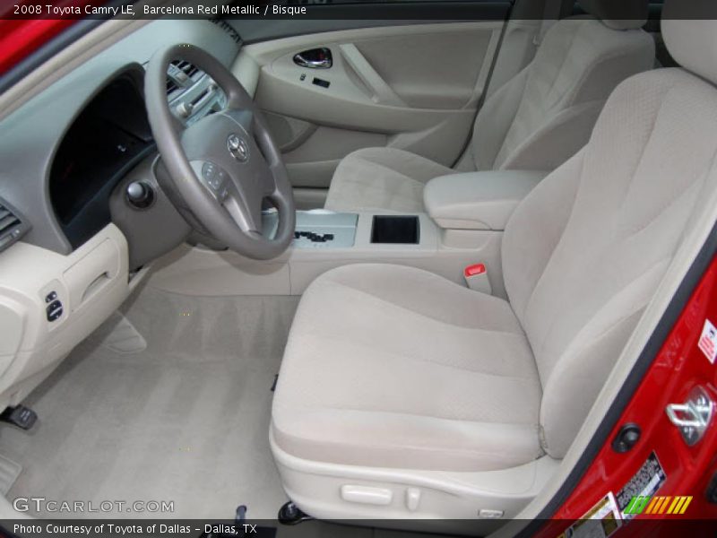 Barcelona Red Metallic / Bisque 2008 Toyota Camry LE