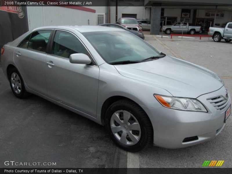 Classic Silver Metallic / Ash 2008 Toyota Camry CE