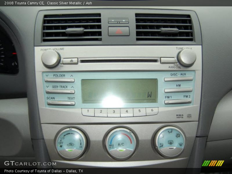 Classic Silver Metallic / Ash 2008 Toyota Camry CE