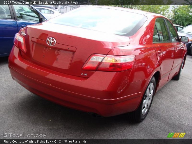 Barcelona Red Metallic / Ash 2007 Toyota Camry LE
