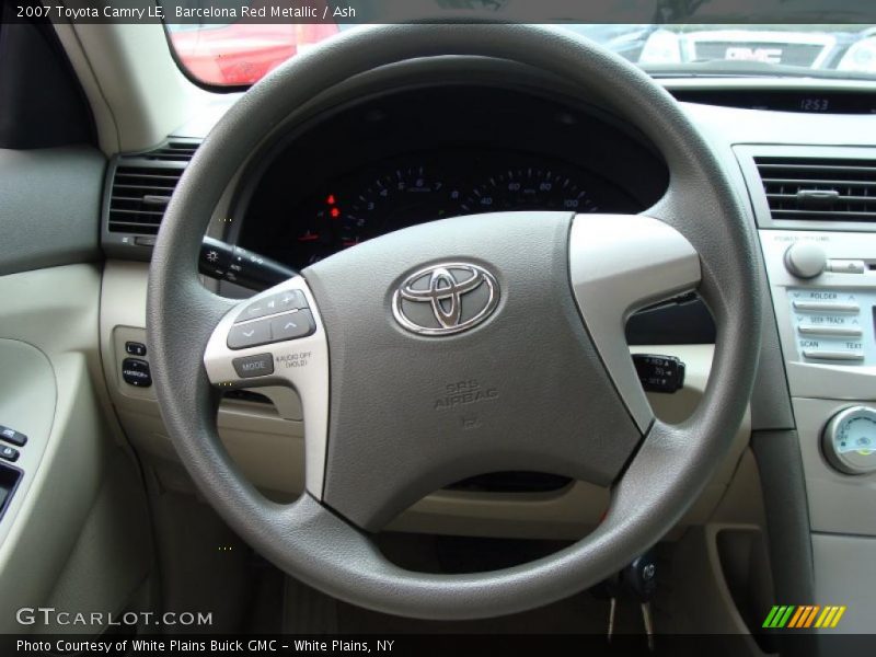 Barcelona Red Metallic / Ash 2007 Toyota Camry LE