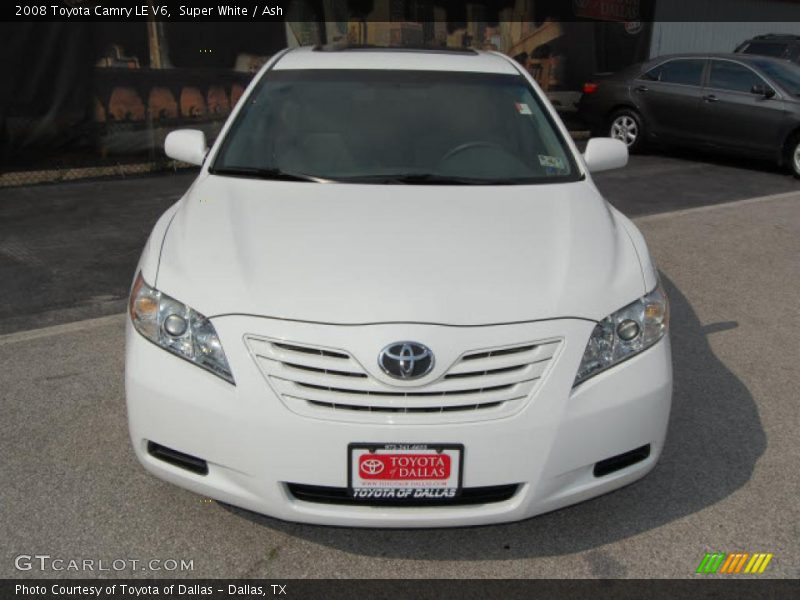 Super White / Ash 2008 Toyota Camry LE V6