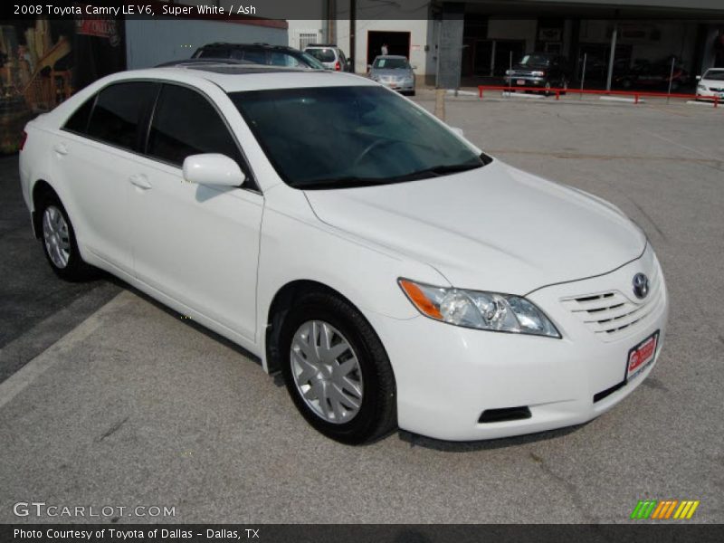 Super White / Ash 2008 Toyota Camry LE V6