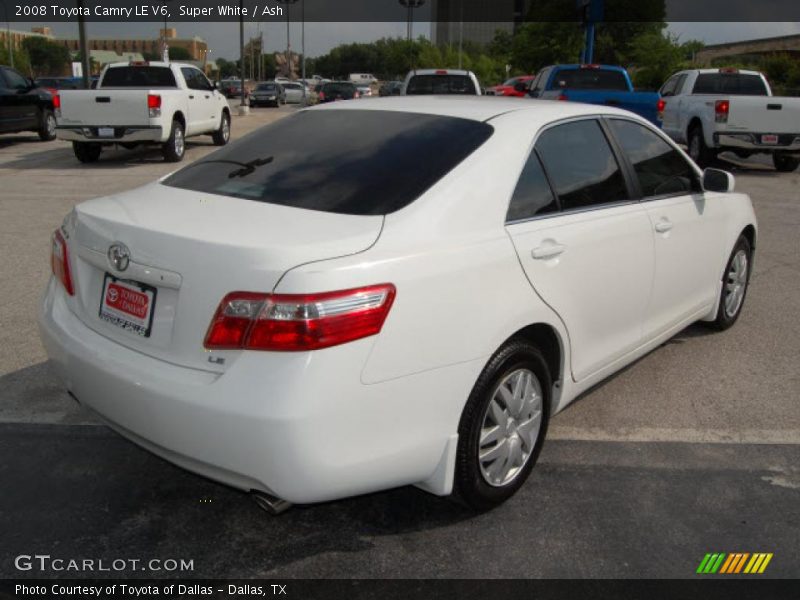 Super White / Ash 2008 Toyota Camry LE V6