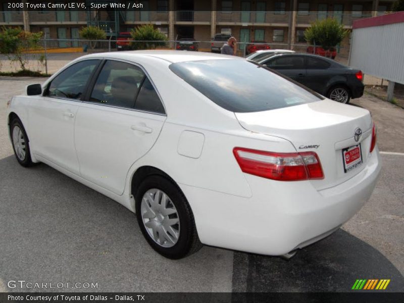 Super White / Ash 2008 Toyota Camry LE V6