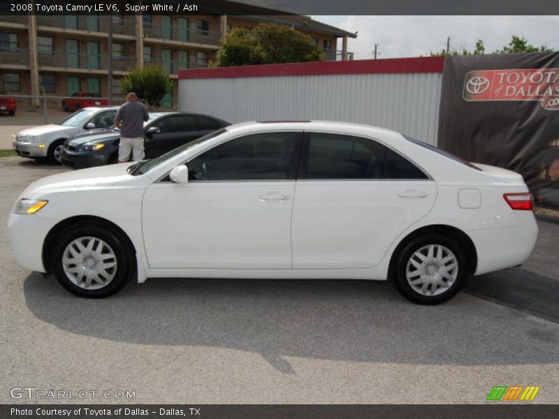 Super White / Ash 2008 Toyota Camry LE V6