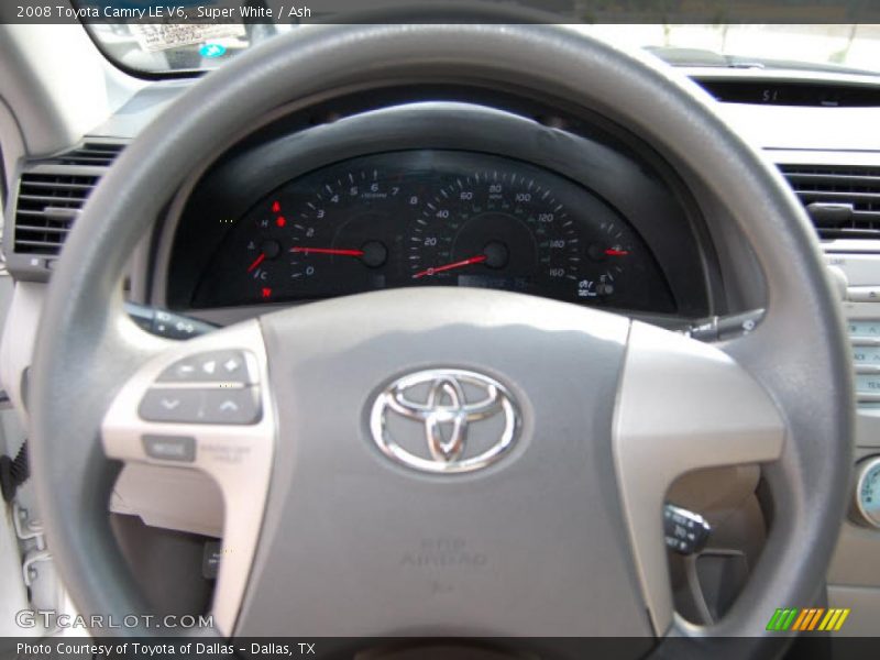 Super White / Ash 2008 Toyota Camry LE V6