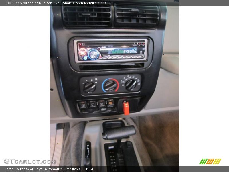 Shale Green Metallic / Khaki 2004 Jeep Wrangler Rubicon 4x4