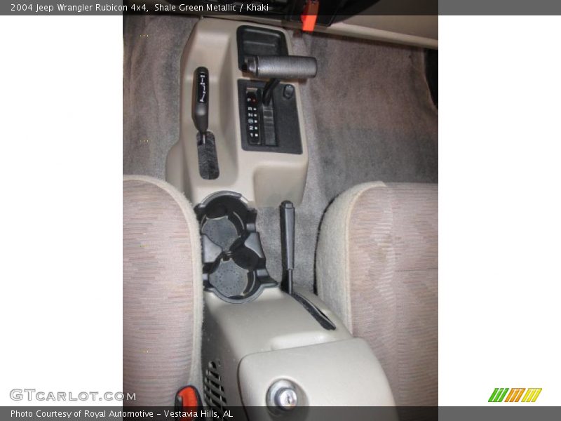 Shale Green Metallic / Khaki 2004 Jeep Wrangler Rubicon 4x4