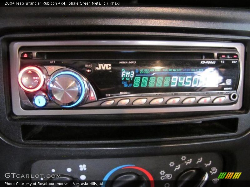 Shale Green Metallic / Khaki 2004 Jeep Wrangler Rubicon 4x4
