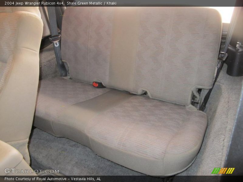 Shale Green Metallic / Khaki 2004 Jeep Wrangler Rubicon 4x4