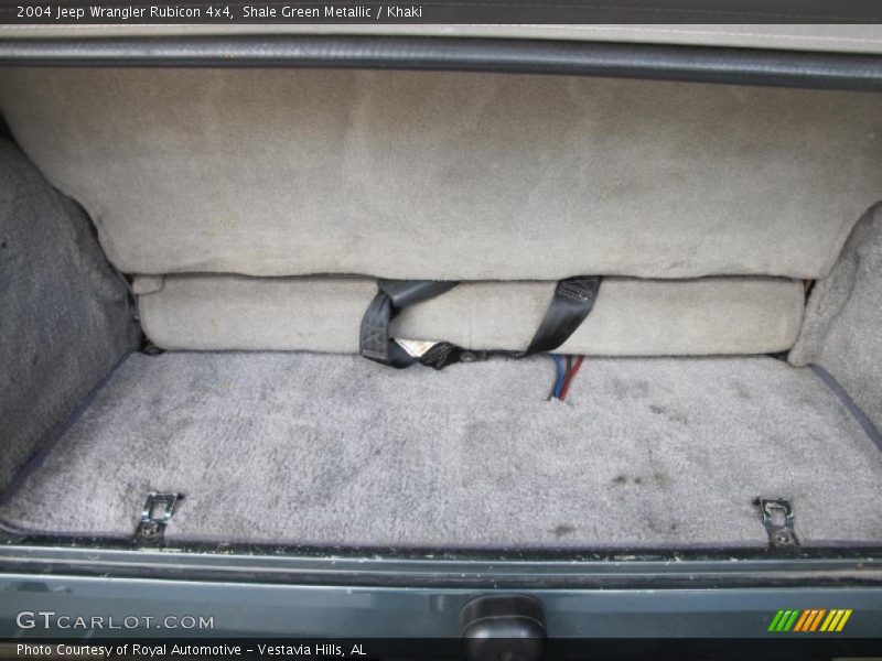 Shale Green Metallic / Khaki 2004 Jeep Wrangler Rubicon 4x4