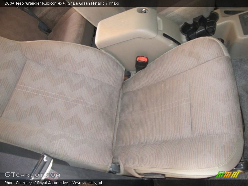 Shale Green Metallic / Khaki 2004 Jeep Wrangler Rubicon 4x4