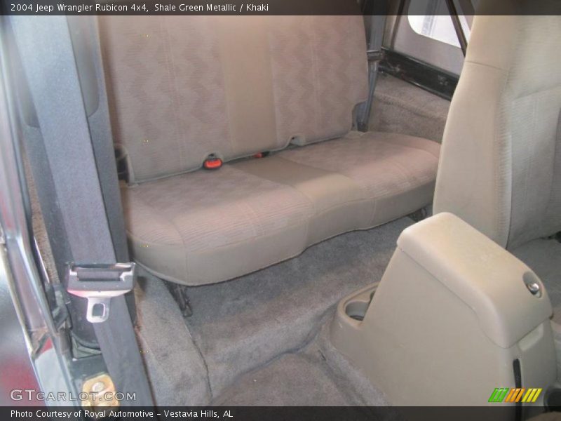 Shale Green Metallic / Khaki 2004 Jeep Wrangler Rubicon 4x4