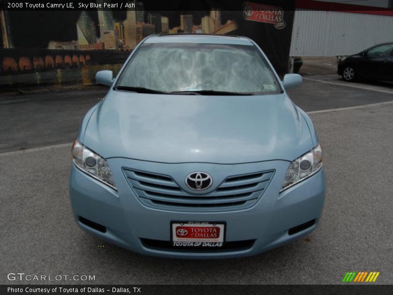 Sky Blue Pearl / Ash 2008 Toyota Camry LE