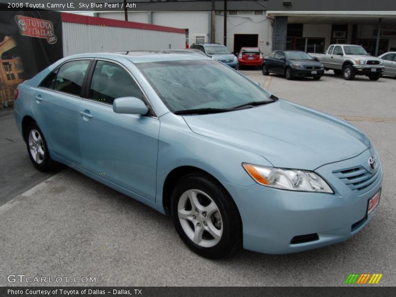 Sky Blue Pearl / Ash 2008 Toyota Camry LE