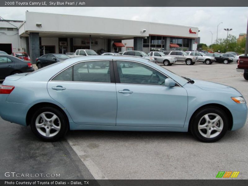 Sky Blue Pearl / Ash 2008 Toyota Camry LE