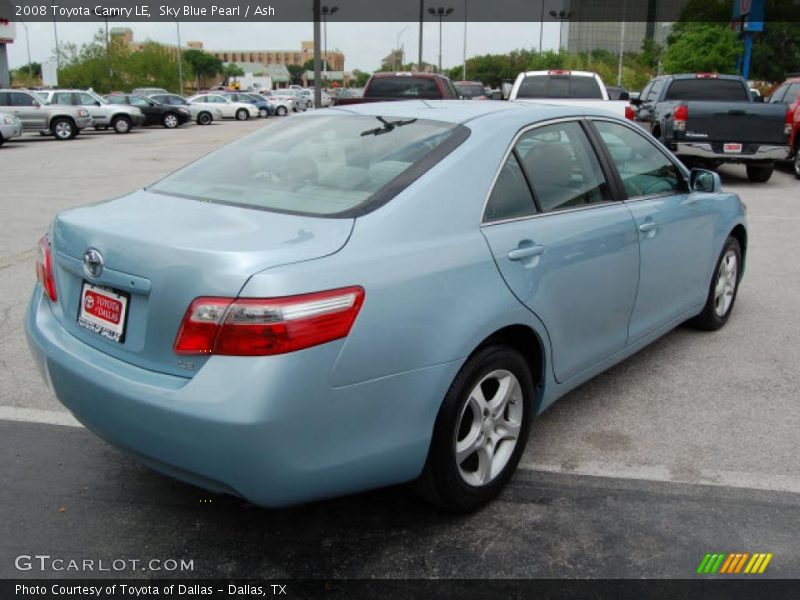 Sky Blue Pearl / Ash 2008 Toyota Camry LE