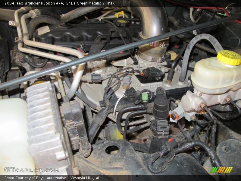 Shale Green Metallic / Khaki 2004 Jeep Wrangler Rubicon 4x4