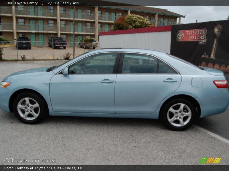 Sky Blue Pearl / Ash 2008 Toyota Camry LE