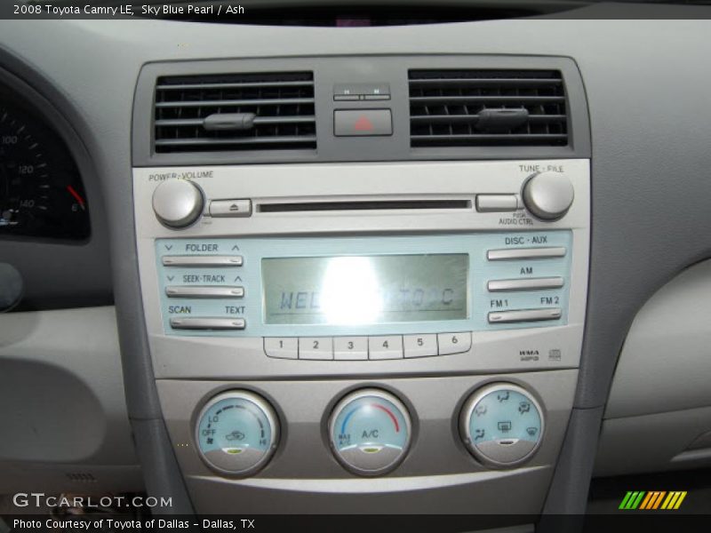 Sky Blue Pearl / Ash 2008 Toyota Camry LE