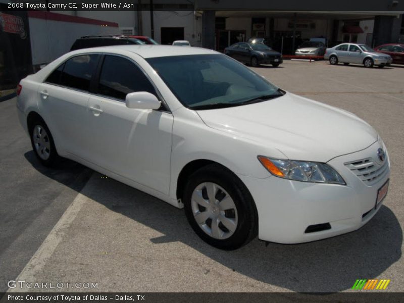 Super White / Ash 2008 Toyota Camry CE