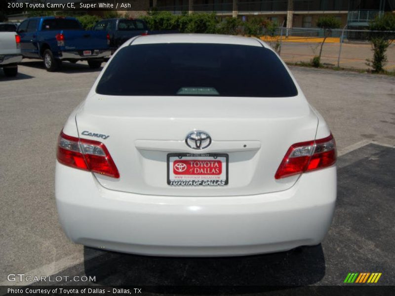 Super White / Ash 2008 Toyota Camry CE