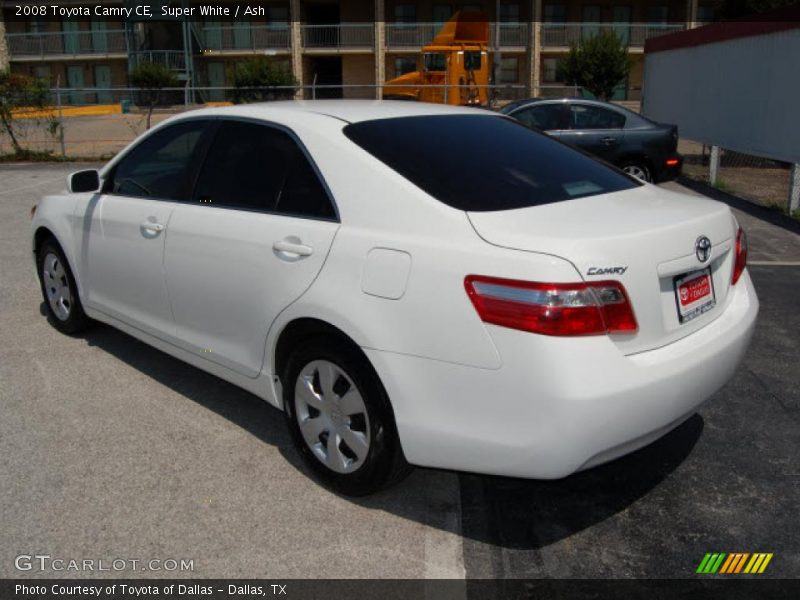 Super White / Ash 2008 Toyota Camry CE