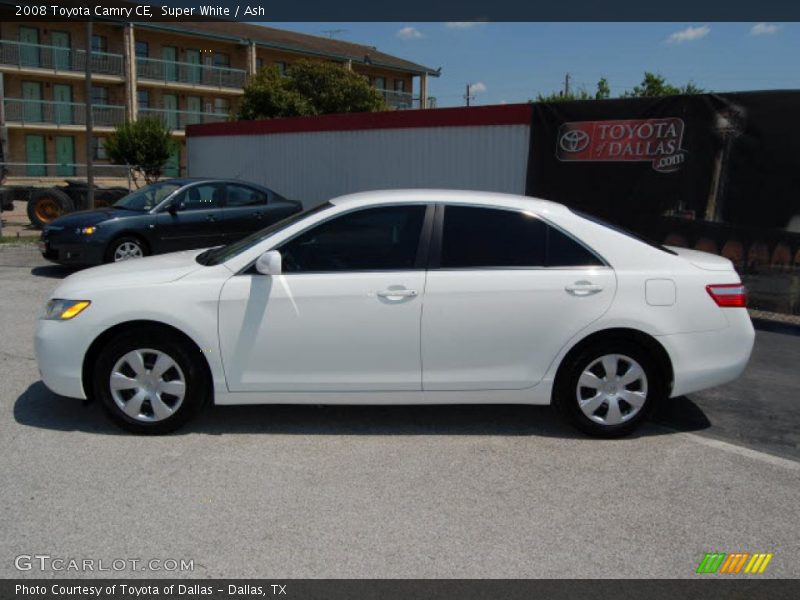 Super White / Ash 2008 Toyota Camry CE