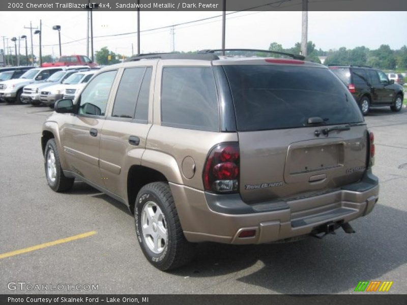 Sandalwood Metallic / Dark Pewter 2002 Chevrolet TrailBlazer LT 4x4
