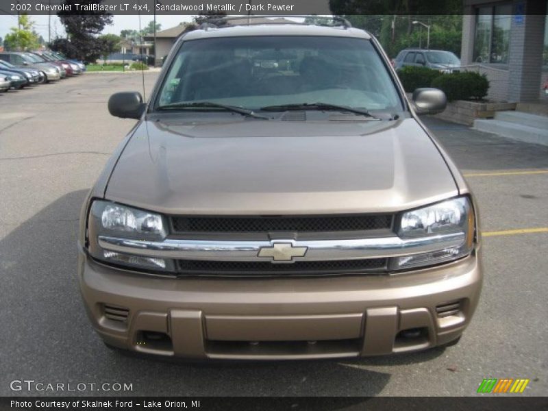 Sandalwood Metallic / Dark Pewter 2002 Chevrolet TrailBlazer LT 4x4