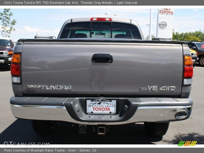 Thunder Gray Metallic / Light Charcoal 2001 Toyota Tundra SR5 TRD Extended Cab 4x4