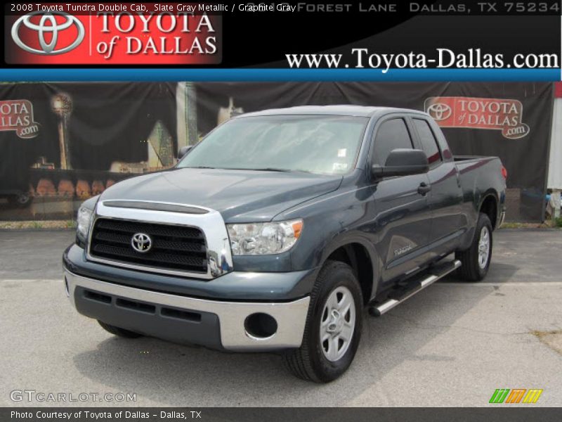 Slate Gray Metallic / Graphite Gray 2008 Toyota Tundra Double Cab