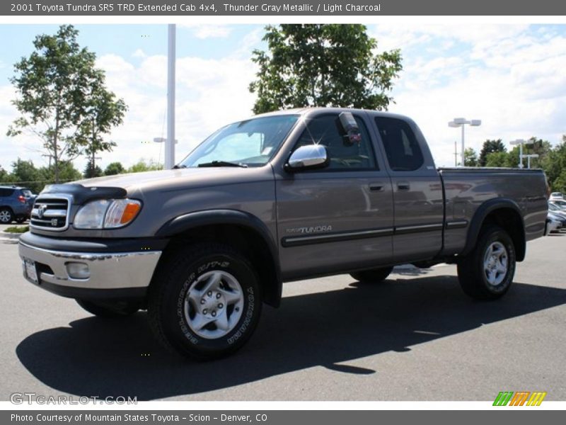 Thunder Gray Metallic / Light Charcoal 2001 Toyota Tundra SR5 TRD Extended Cab 4x4