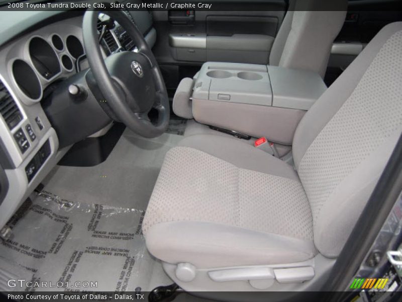 Slate Gray Metallic / Graphite Gray 2008 Toyota Tundra Double Cab