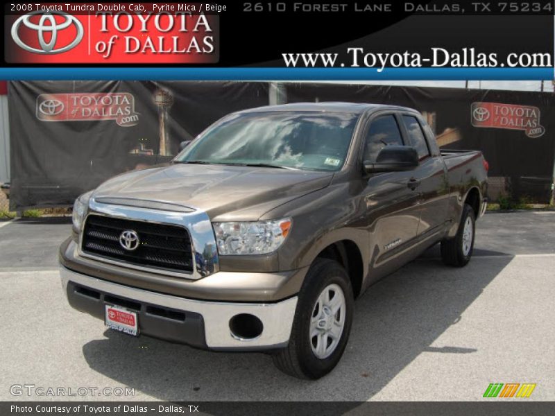 Pyrite Mica / Beige 2008 Toyota Tundra Double Cab