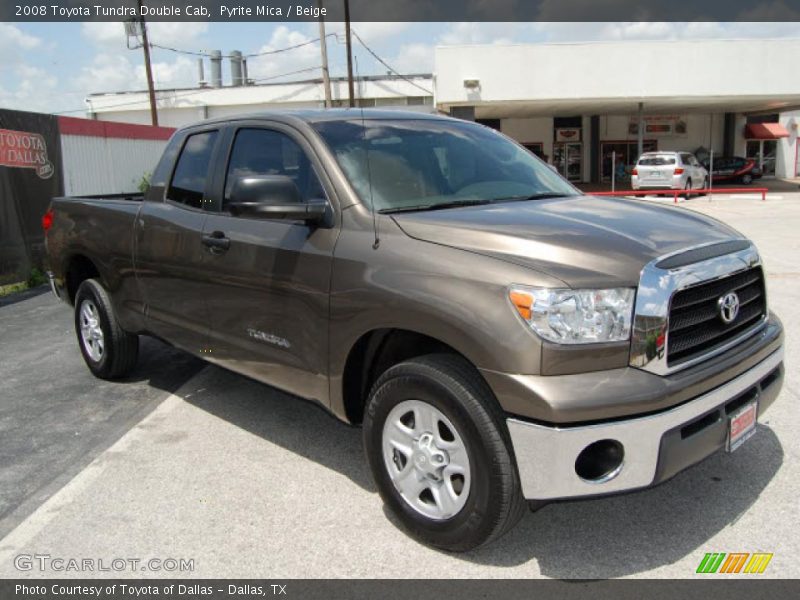 Pyrite Mica / Beige 2008 Toyota Tundra Double Cab