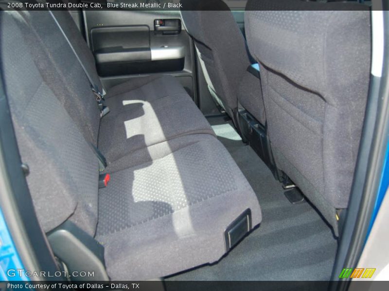 Blue Streak Metallic / Black 2008 Toyota Tundra Double Cab
