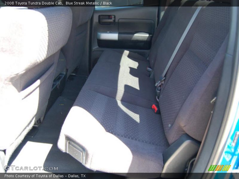 Blue Streak Metallic / Black 2008 Toyota Tundra Double Cab