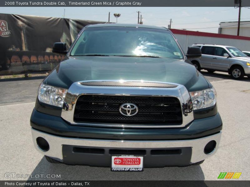 Timberland Green Mica / Graphite Gray 2008 Toyota Tundra Double Cab