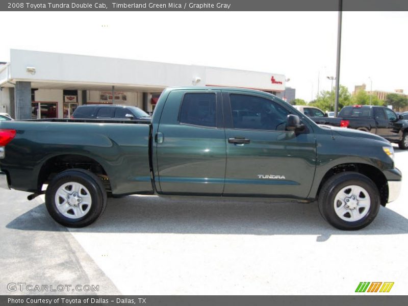 Timberland Green Mica / Graphite Gray 2008 Toyota Tundra Double Cab